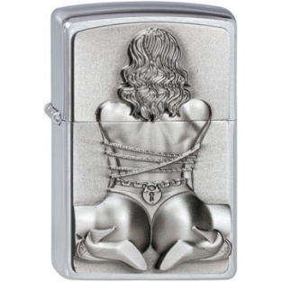 Zippo Bondage Girl Emblem